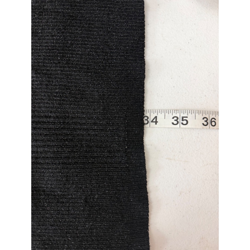 INC International Concepts Black Metallic Ribbed Cutout Sweater Dress Medium - Picture 10 of 11